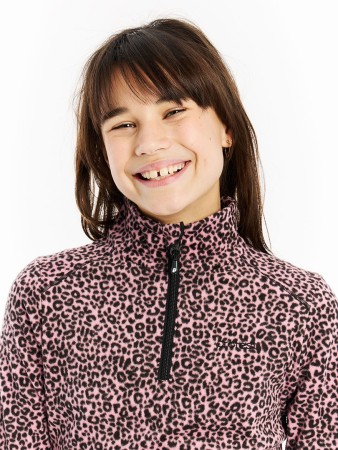 PRTREMISSY JR 1/4 ZIP Fleece 2026 vintage pink 