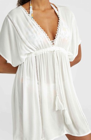 ESSENTIALS MONA BEACH COVER UP Kleid 2024 snow white 