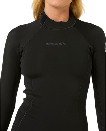 WOMENS DAWN PATROL 2/2 LS Shorty 2025 black 