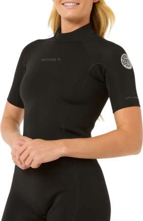 WOMENS DAWN PATROL ECO 2/2 BACK ZIP Shorty 2026 black 