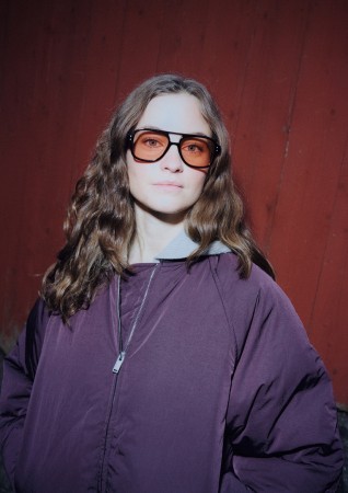 COCAS Sonnenbrille shiny black/light orange 