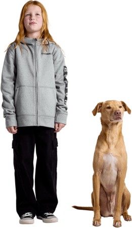 KIDS OAK Zip Hoodie 2026 grey heather 