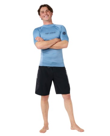 DAWN PATROL PERFORMANCE SS Lycra 2026 faded denim 
