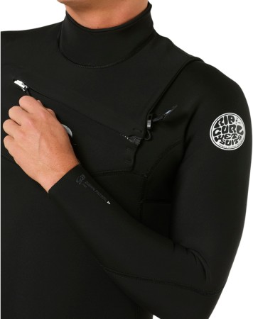DAWN PATROL PRO 4/3 CHEST ZIP Full Suit 2026 black 