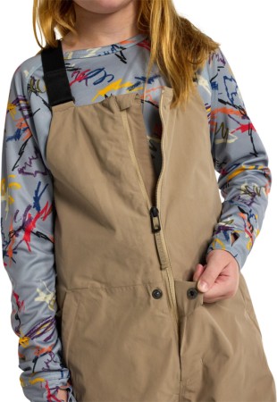 KIDS SKYLAR BIB Pant 2026 summit taupe 