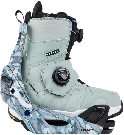 STEP ON WOMENS Bindung 2025 blue butterflies 