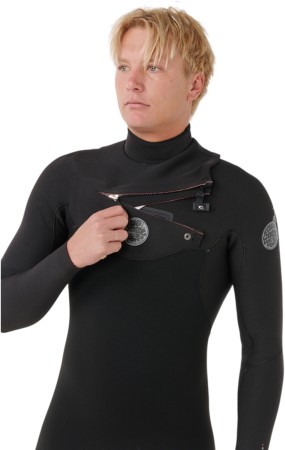 FLASHBOMB 4/3 CHEST ZIP Full Suit 2026 black 