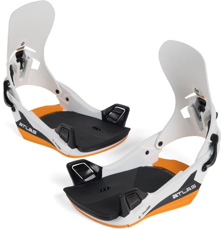 ATLAS STEP ON Binding 2026 white orange 