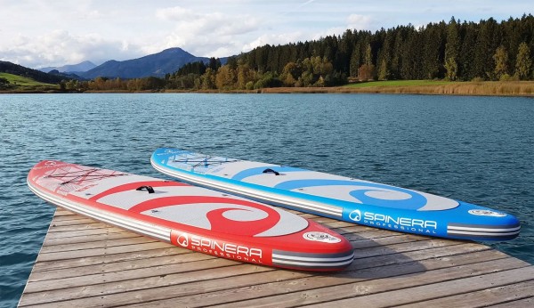 PROFESSIONAL 10,6 SUP 2024 red inkl. FIBERGLAS PERFORMANCE Paddel 