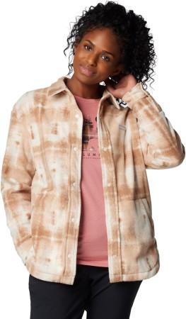 BENTON SPRINGS Fleece Hemd 2026 camel brown omblur 