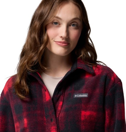 BENTON SPRINGS Fleece Hemd 2026 mountain red omblur tonal 