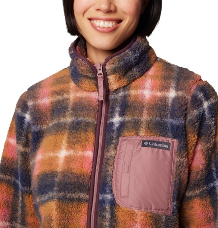 WEST BEND II PRINT Zip Fleece 2025 fig omblur 