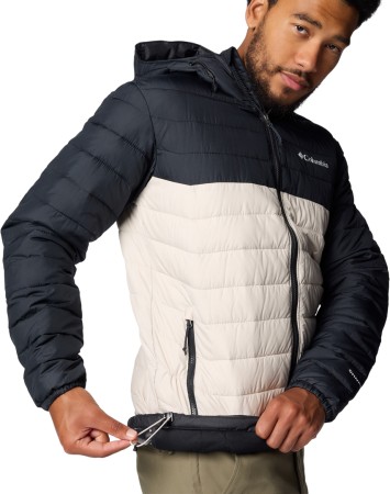 POWDER LITE II HOODED Jacke 2026 dark stone/black 