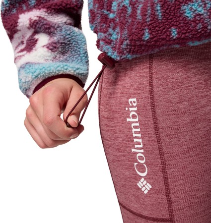 HELVETIA II PRINTED CROPPED WOMEN Fleece 2026 rich wine sistes/rich wine 