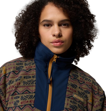 SEQUOIA GROVE PRINTED WOMEN Fleece 2026 stone green horizons 