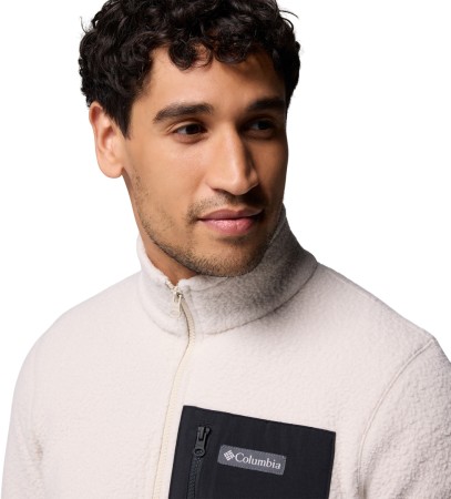 JASPER RIDGE PEBBLED Zip Fleece 2026 dark stone/black 