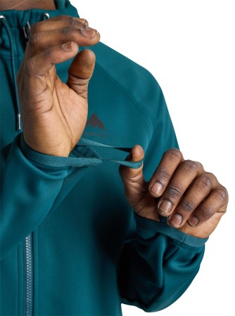 CROWN WATERPROOF Zip Hoodie 2025 deep emerald 