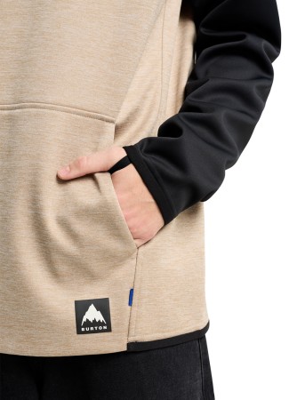 CROWN WEATHERPROOF Hoodie 2026 summit taupe heather/true black 
