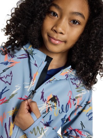 KIDS CROWN WATERPROOF Zip Hoodie 2025 scribble 