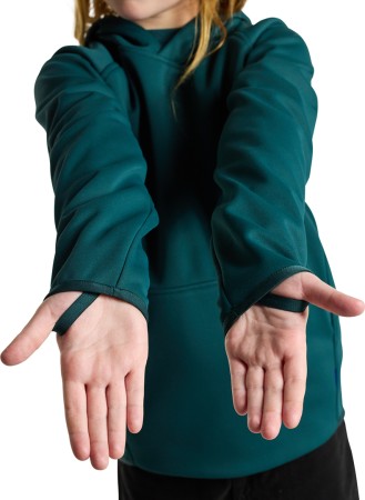 KIDS CROWN WATERPROOF Hoodie 2025 deep emerald 