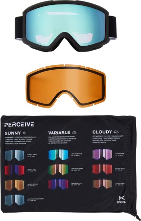 HELIX 2.0 SPARE Schneebrille 2026 black/perceive variable blue 