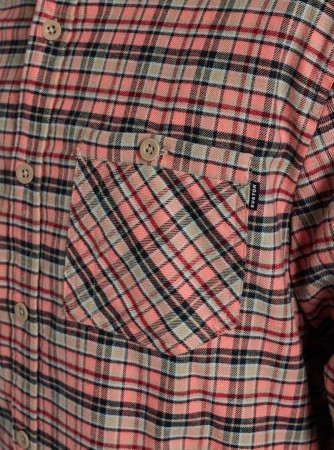 FAVORITE Flannel Shirt 2025 peach echo check 