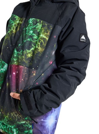 BOYS LODGEPOLE Jacke 2024 true black/painted planets 