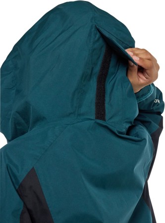 KIDS GORE TEX SHELL Jacke 2025 deep emerald/true black 