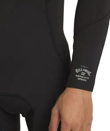 3/2 ABSOLUTE BACK ZIP Full Suit 2026 black 