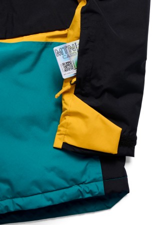 KIDS POWLINE GORE TEX 2L Jacke 2027 pacific teal/goldenrod/true black 