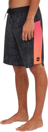 HYPERFREAK TECH PANEL 19 Boardshort 2025 black pink/orange panel 