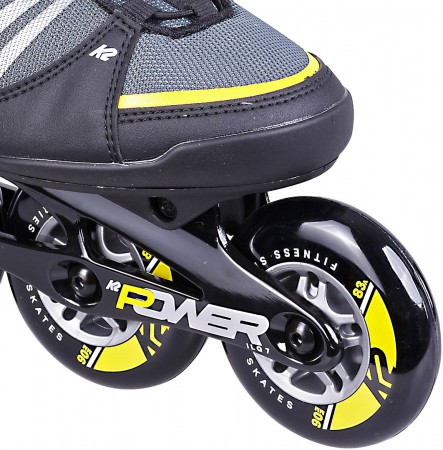 POWER 90 II SPEEDLACE LTD Inline Skate black/yellow 43,5