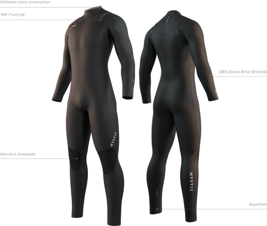STAR 4/3 CHEST ZIP Full Suit 2025 black 