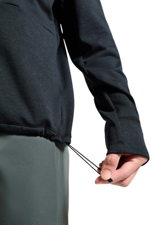 GRID Zip Fleece 2026 black melange 