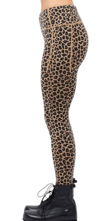 POCKET WOOL TIGHTS Hose 2026 leopard 