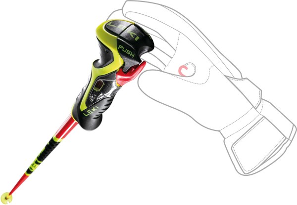 WCR TBS SL 3D Poles 2026 bright red/black/neonyellow 