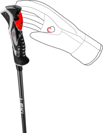 CARBON 14 3D Poles 2025 black/dark anthracite/bright red 