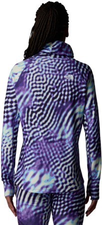 WOMEN BASELAYER DRAGLINE LS Top 2025 peak purple the lift print 