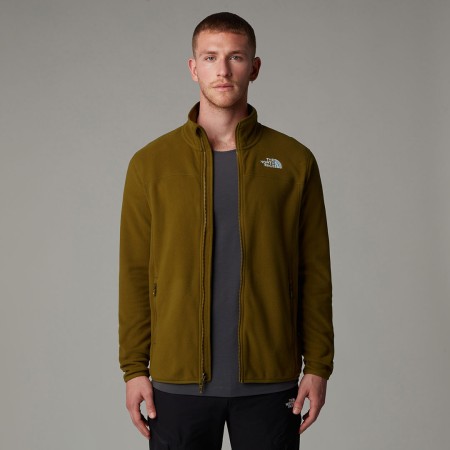 100 GLACIER Zip Fleece 2025 moss green 