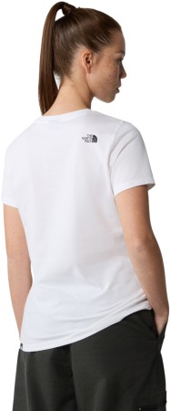 WOMEN SIMPLE DOME SLIM T-Shirt 2025 tnf white 