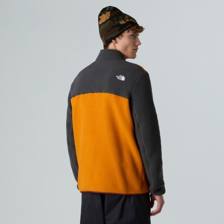 YUMIORI Zip Fleece 2026 agate orange/asphalt grey/sumac 