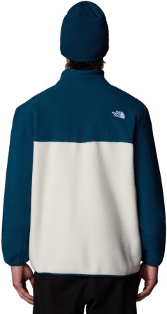 YUMIORI 1/4 ZIP Fleece 2025 white dune/midnight petrol/mallard blue 