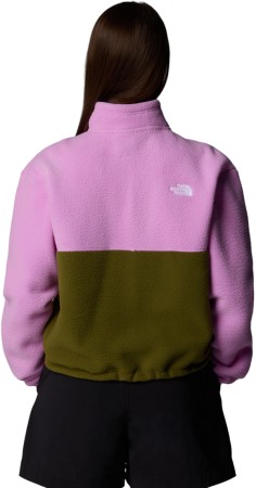 WOMEN YUMIORI 1/4 ZIP Fleece 2025 forest olive/dragonfruit/tnf black 