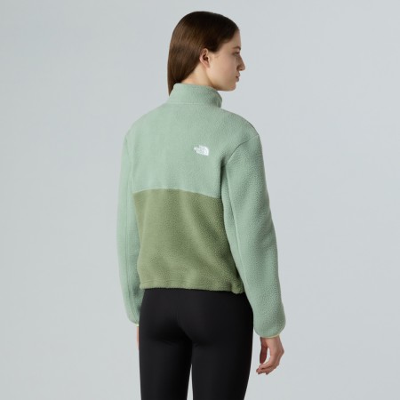 WOMEN YUMIORI 1/4 Zip Fleece 2026 bark mist/slate moss 