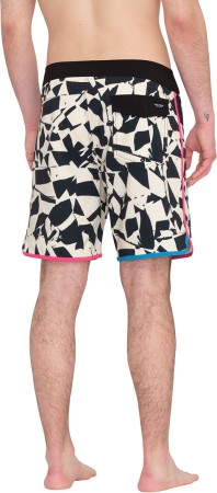 LIDO PRINT SCALLOP MOD 19 Boardshort 2024 black white 