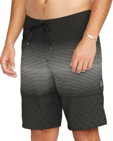 LIDO STRIPE MOD 20 Boardshort 2025 black 