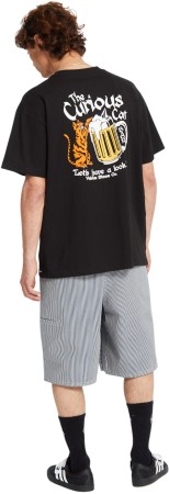 CURIOUS CAT T-Shirt 2025 black 
