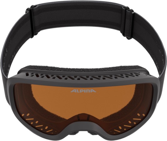 PINEY 2.0 Schneebrille 2026 black matt/orange 