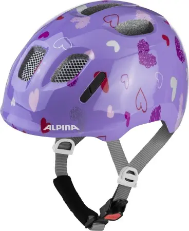 MARLEE PRO Kinder Inline Skate light blue/purple inkl. ALPINA XIMO 2 purple hearts gloss 