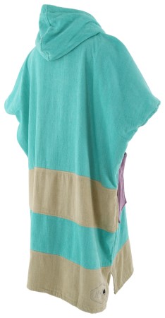 X WH1 V BEACH CREW Poncho aqua 90 